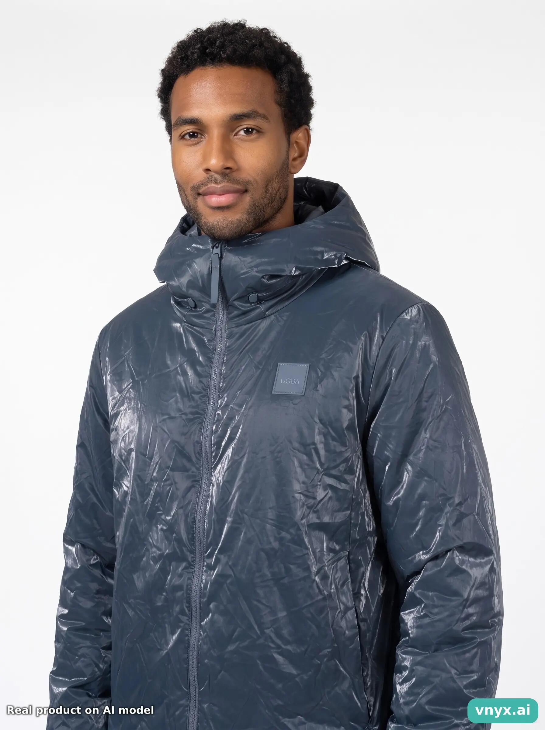 Second Life - Vintage RAINS Navy Puffer Jacket Men XL 5/5