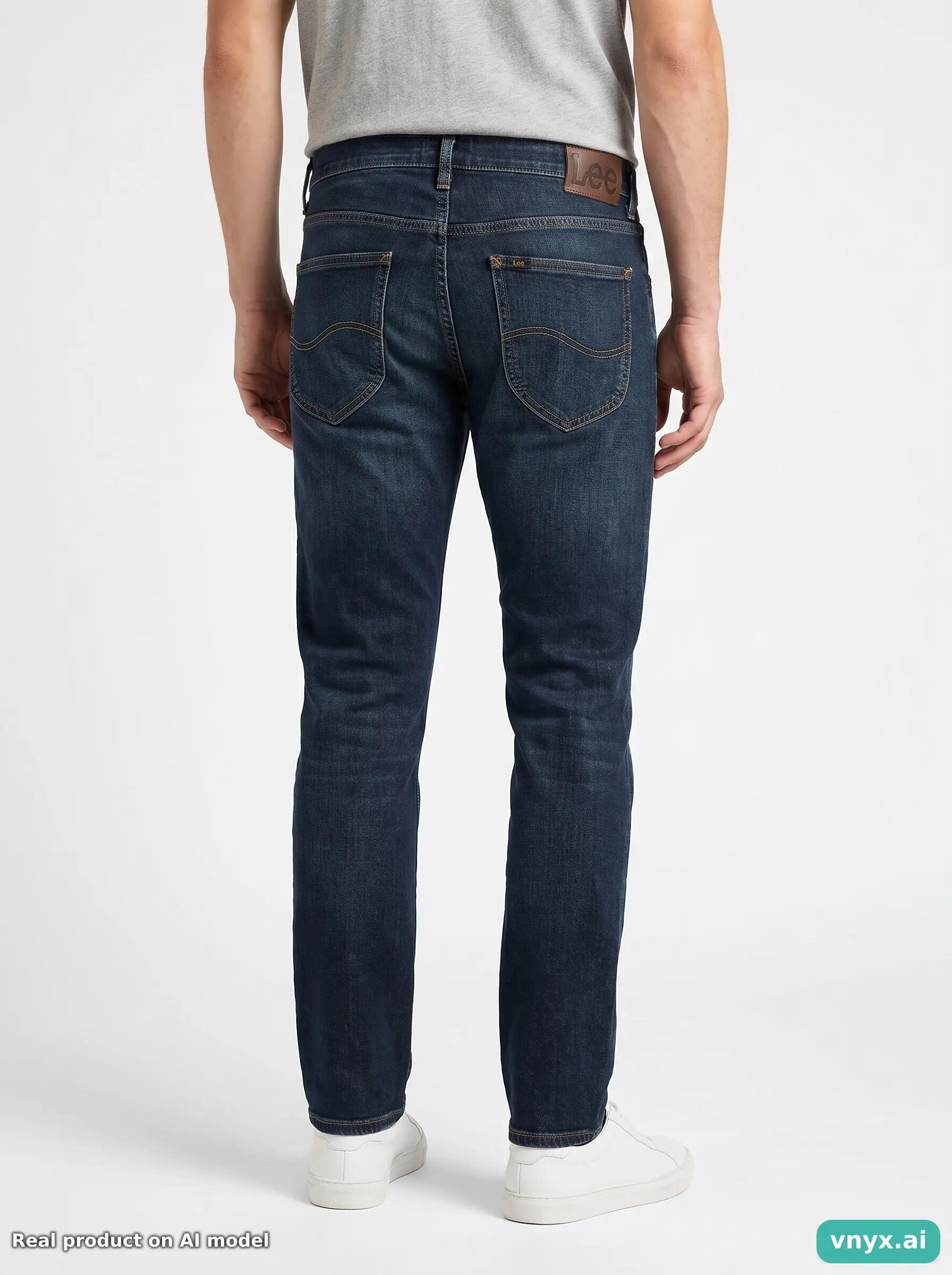 Second Life - Vintage Lee Navy Jeans Men 36 L30 5/6