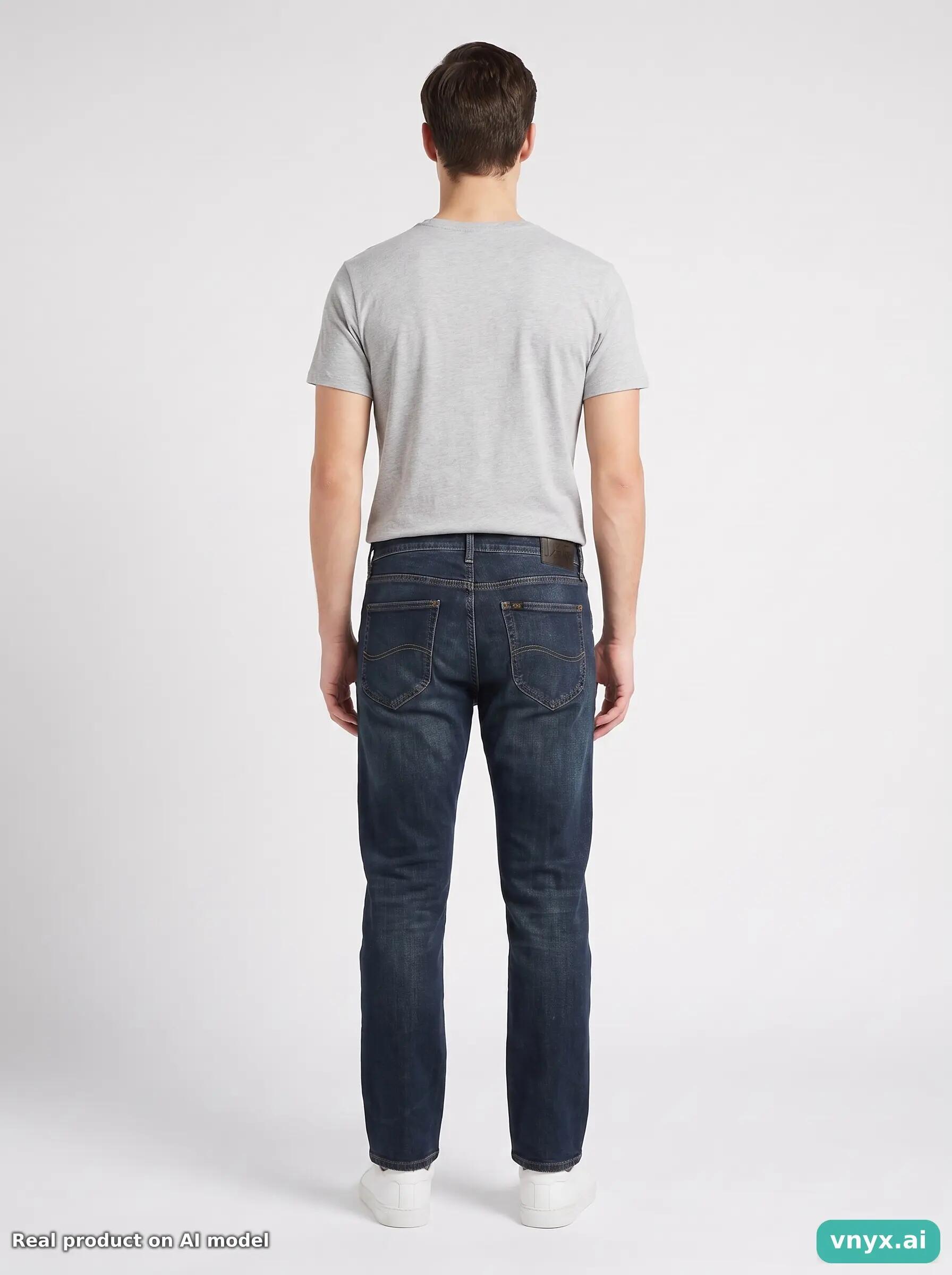 Second Life - Vintage Lee Navy Jeans Men 36 L30 4/6