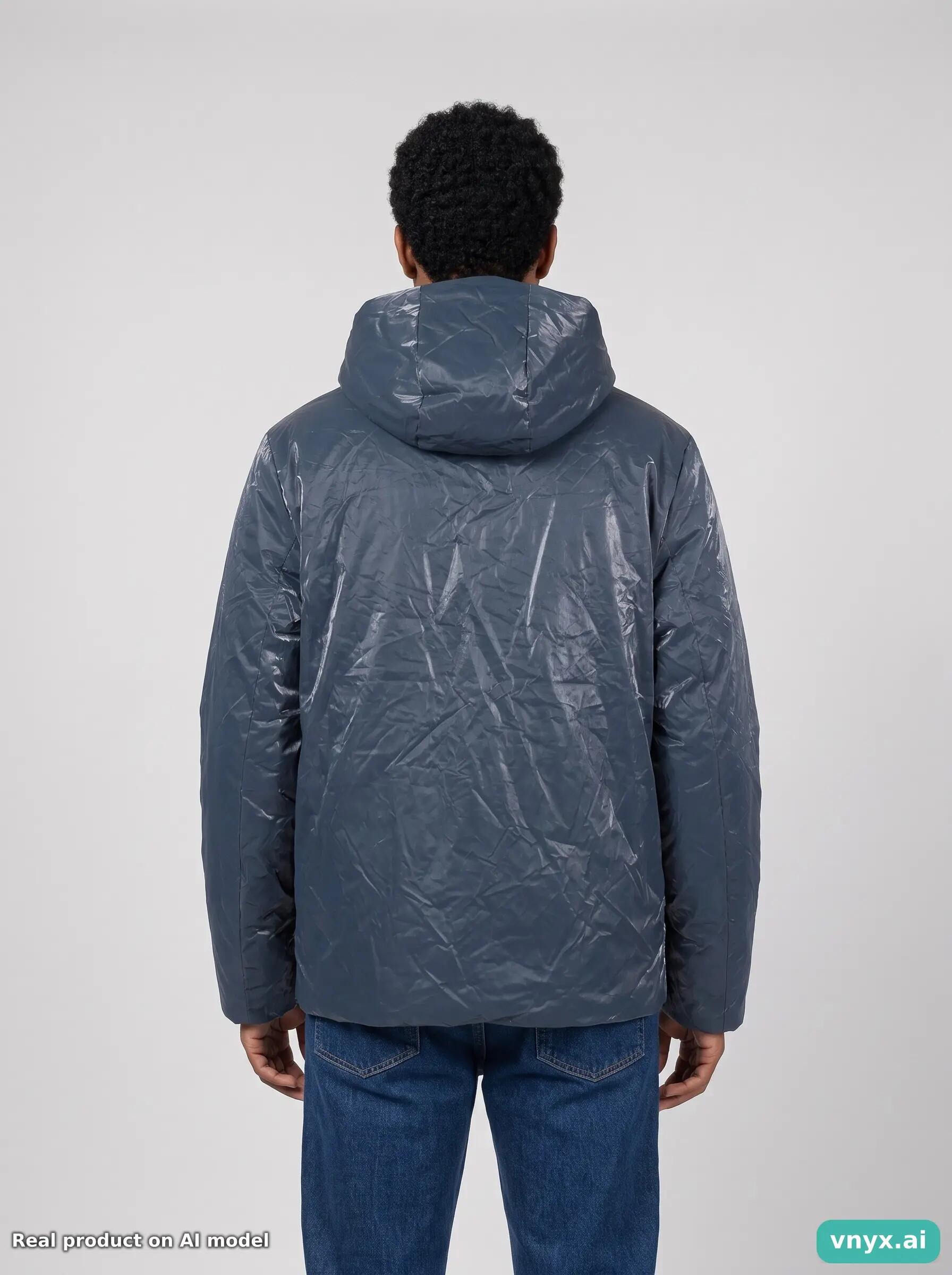 Second Life - Vintage RAINS Navy Puffer Jacket Men XL 2/5