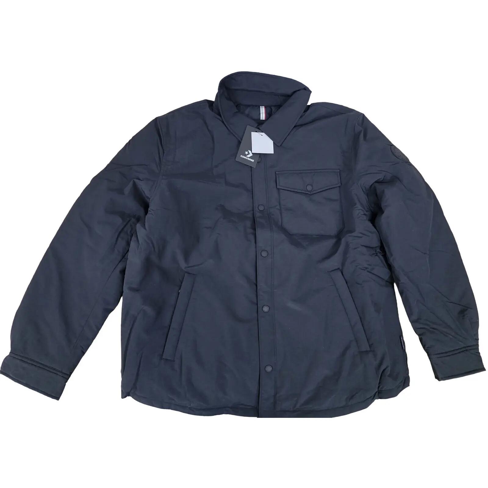 Geaca barbati Converse Shacket, Albastru