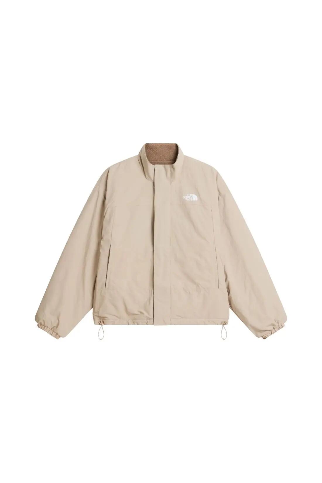 Dames - sportswear - jas - omkeerbaar - Yumiori - beige 5/6
