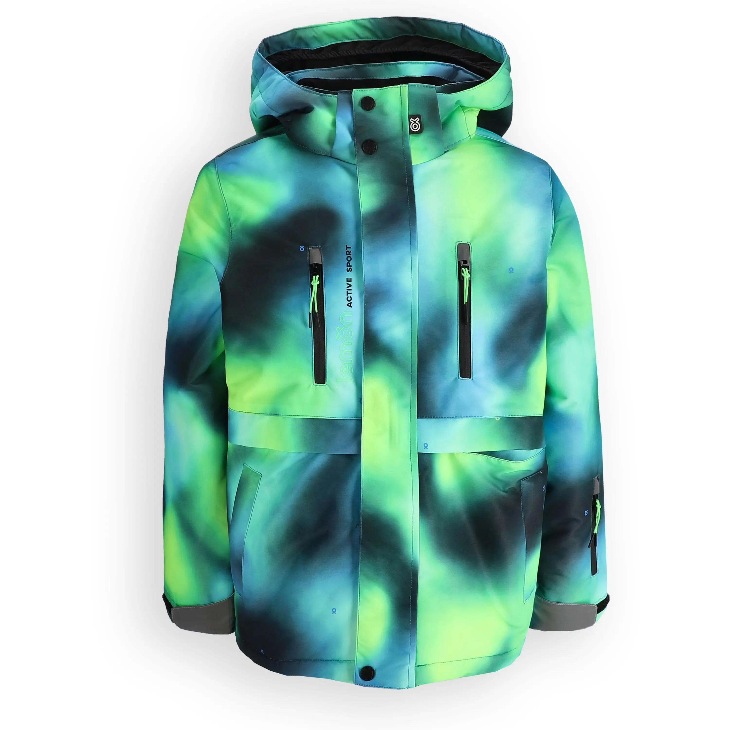 Geïsoleerde Jongens Ski Jas Met Teflon Coating ZL6 Veelkleurig 1/7
