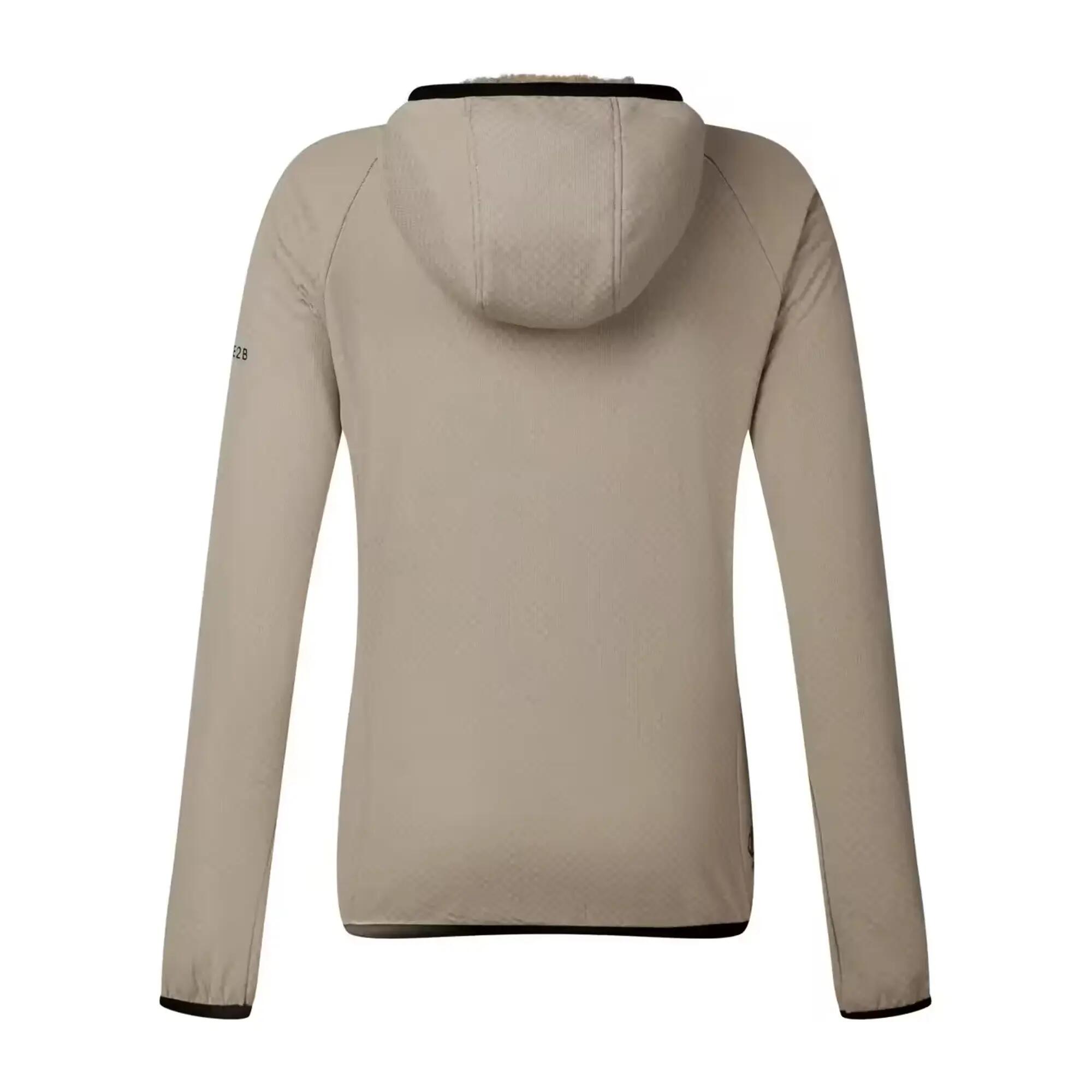 Veste De Sport Unie Et Extensible À Capuche HEAT WEAVE Femme (Blanc Cassé) 3/7