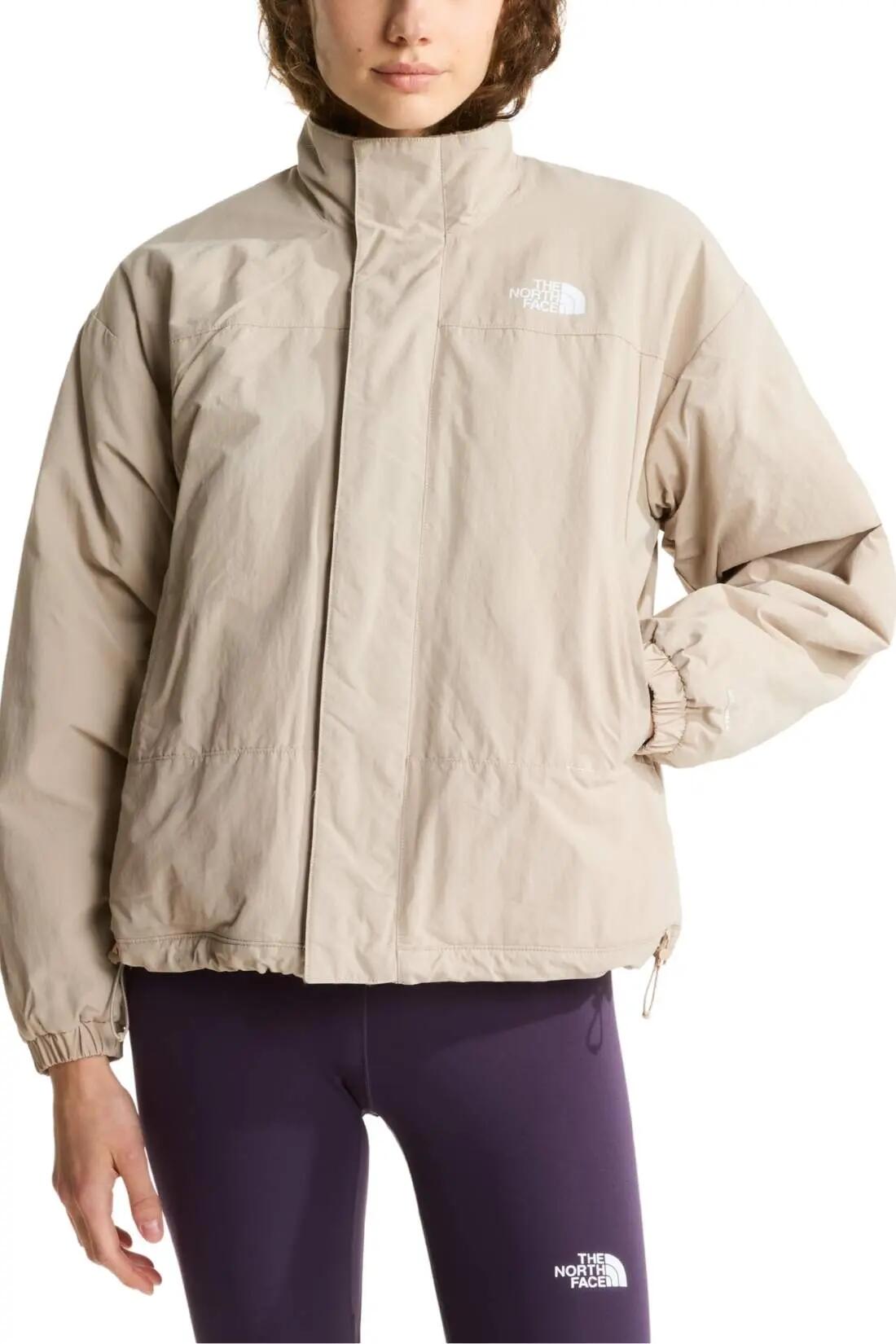Dames - sportswear - jas - omkeerbaar - Yumiori - beige 2/6