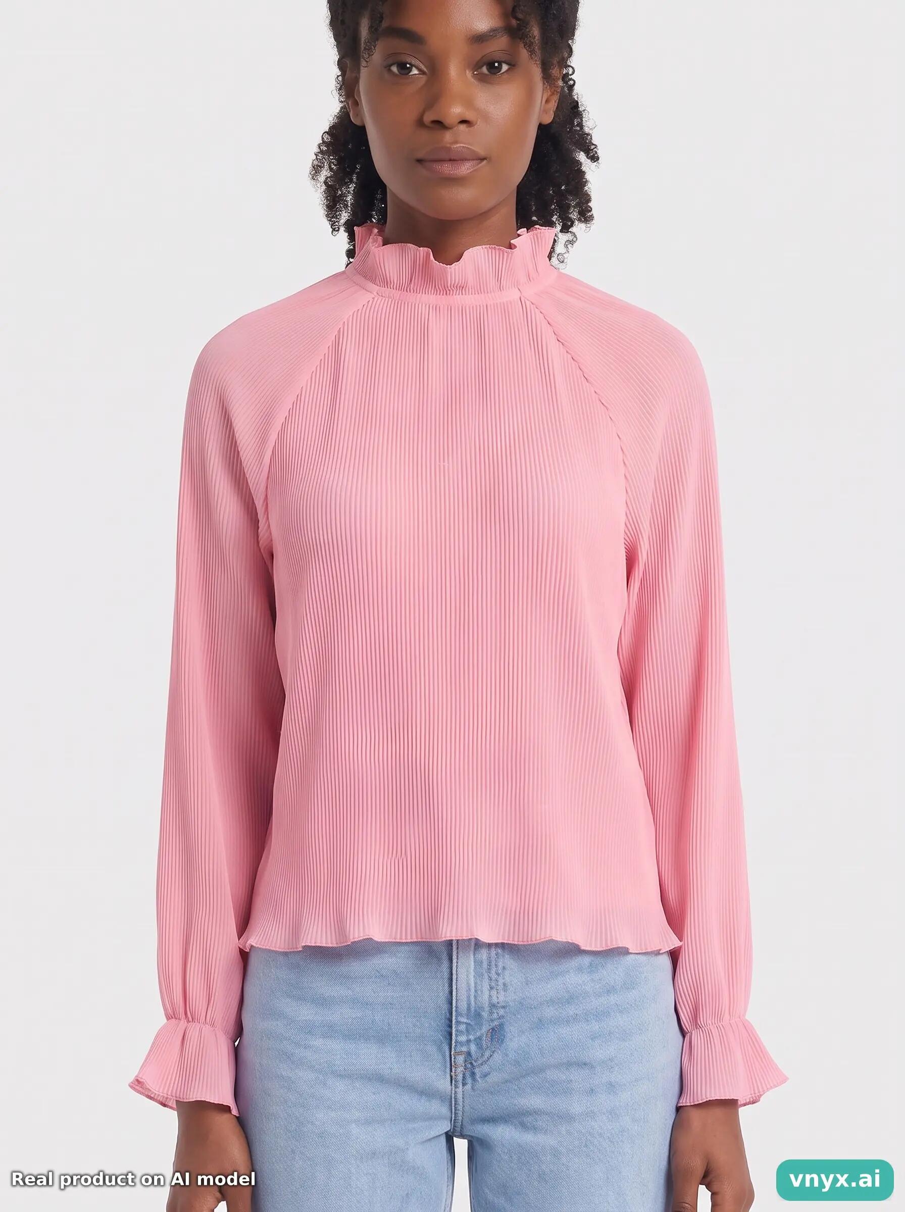 Second Life - VERO MODA Pink Blouse Women M 5/5