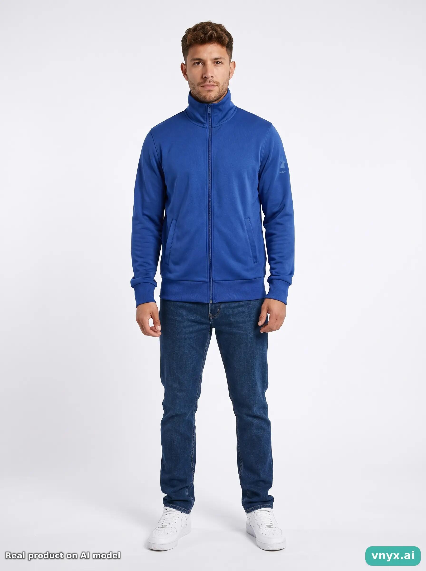Second Life - Vintage Y-3 Navy Sports Jacket Men M 3/5