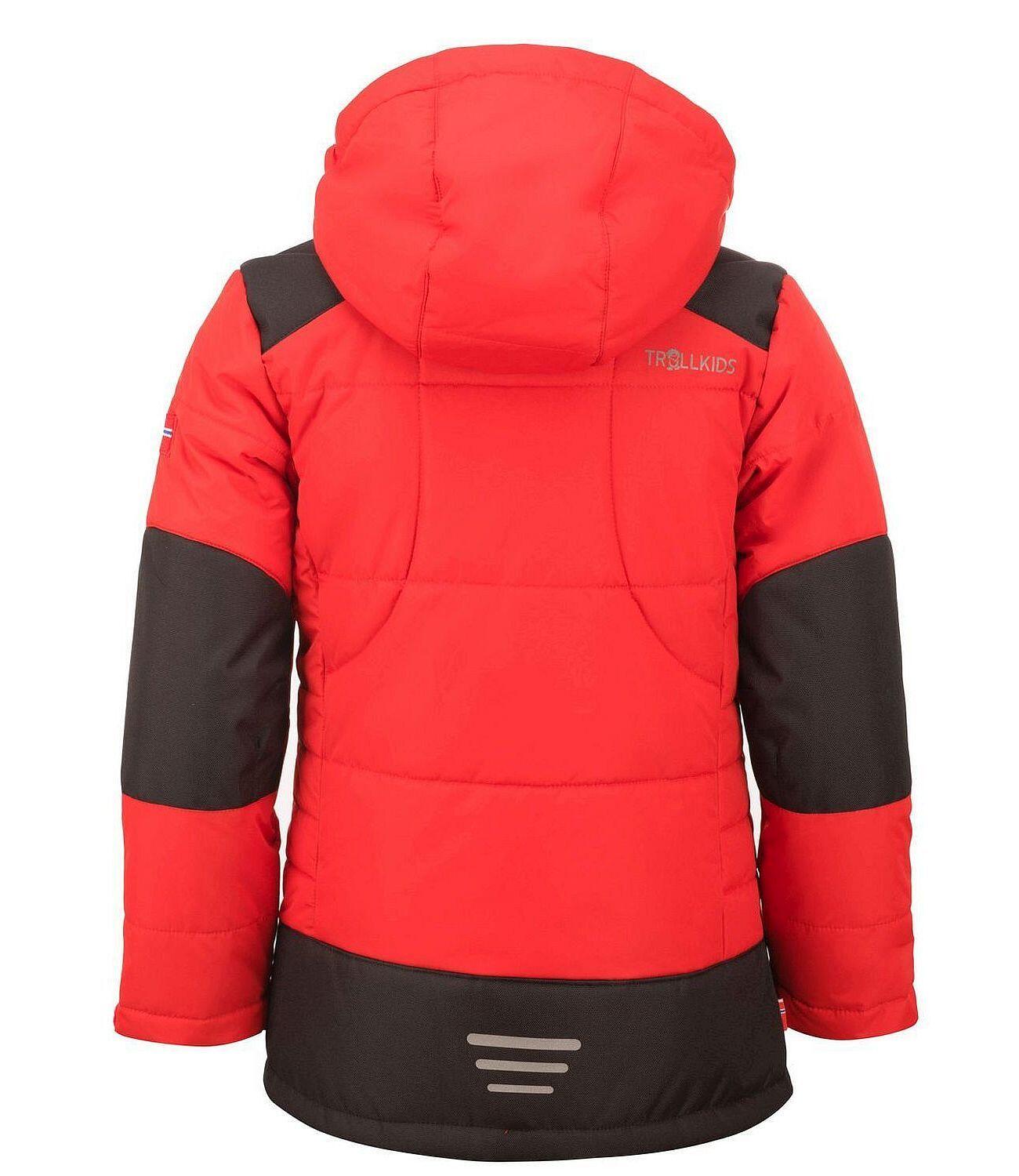 Kinder Winter-Parka Narvik Rot / Sonnengelb 2/3