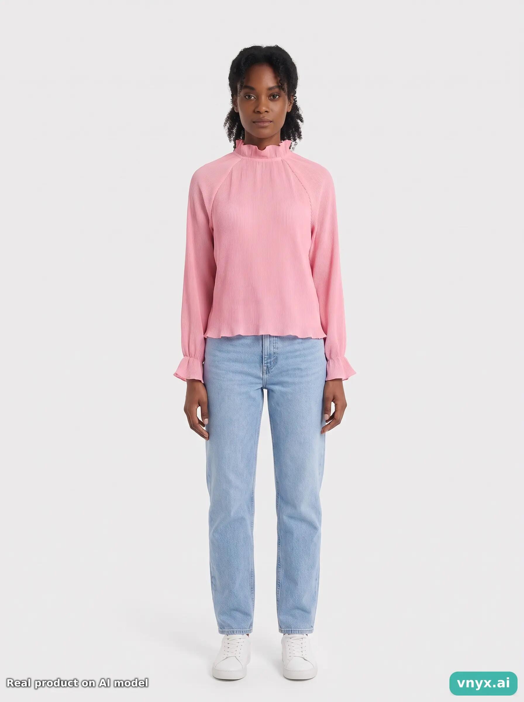 Second Life - VERO MODA Pink Blouse Women M 3/5