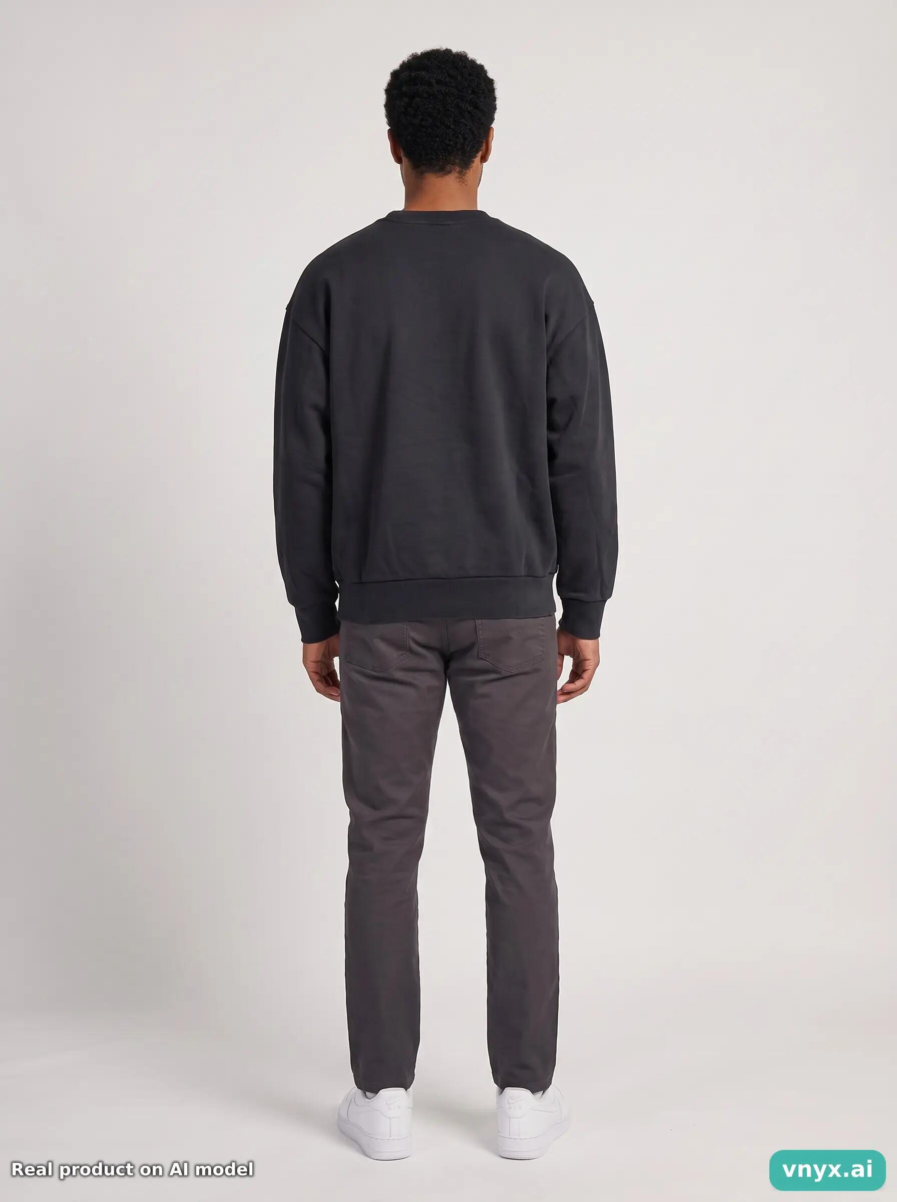 Second Life - Vintage Carhartt Black Sweatshirt Men S 4/5