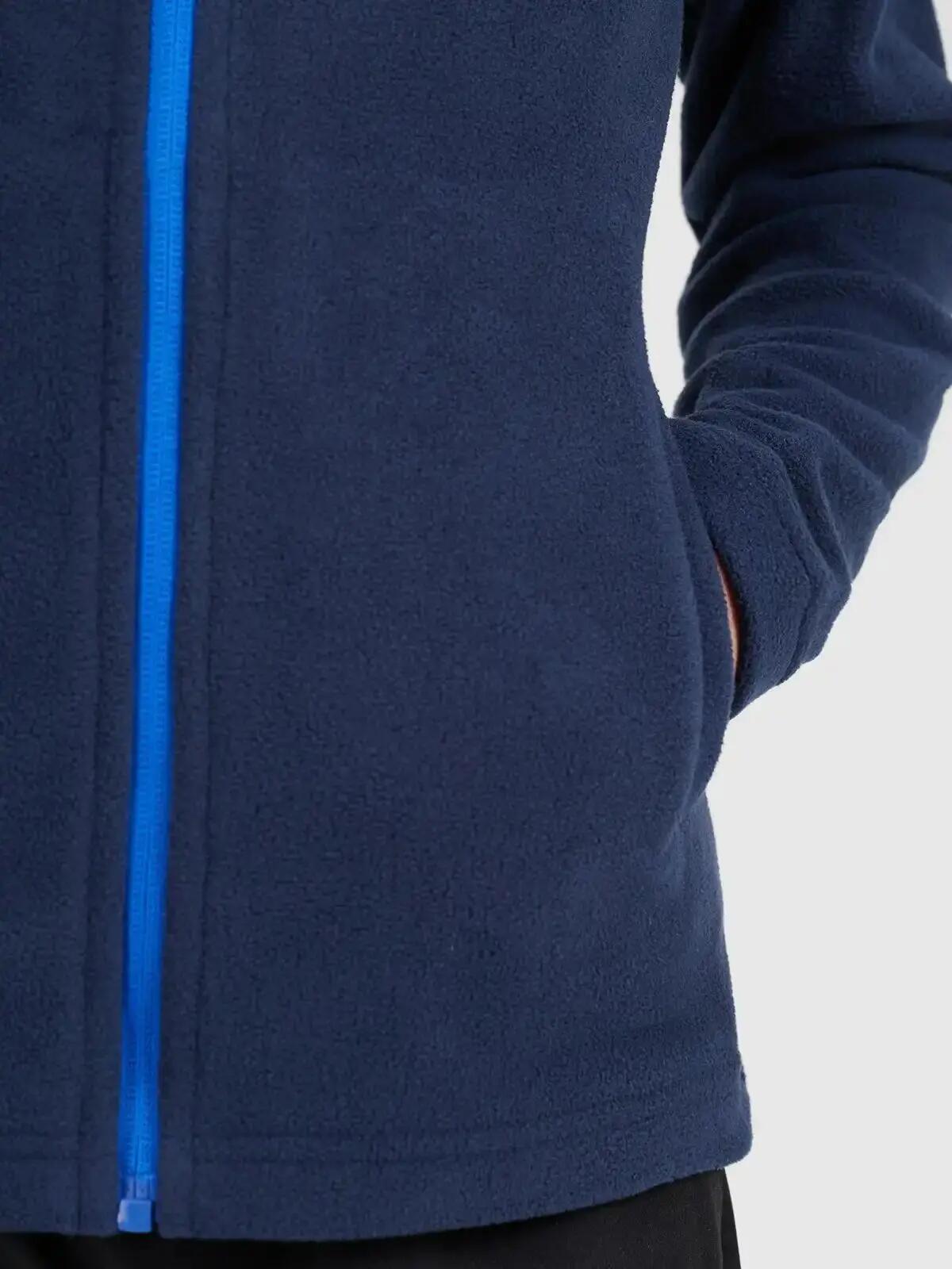 Bluza polarowa chłopięca sportowa granatowa 4F 134 5/6