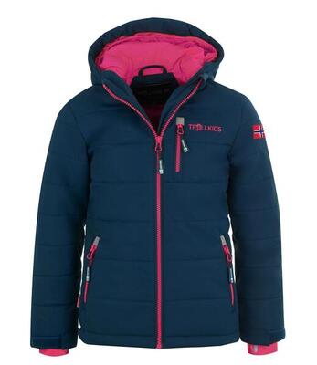 Kinder Winterjacke Hemsedal XT Wasserabweisend Mystikblau/Orange