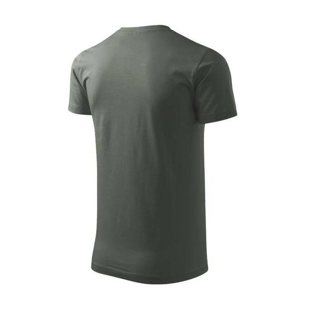 Camiseta Basic de Algodón para Hombre Verde 5/5