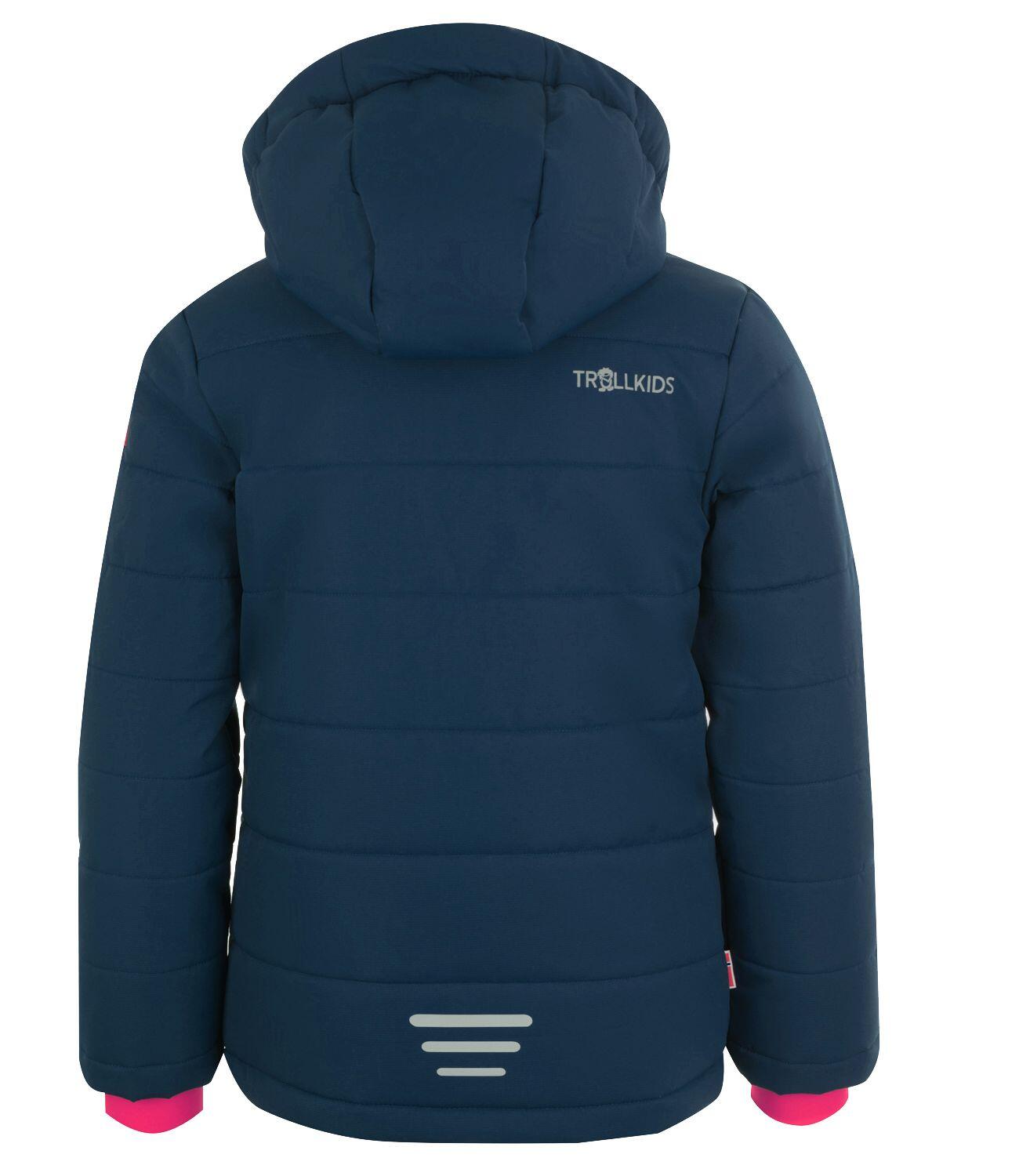 Veste d'hiver enfant Hemsedal XT hydrofuge, coupe-vent Bleu Marine/Magenta 2/3