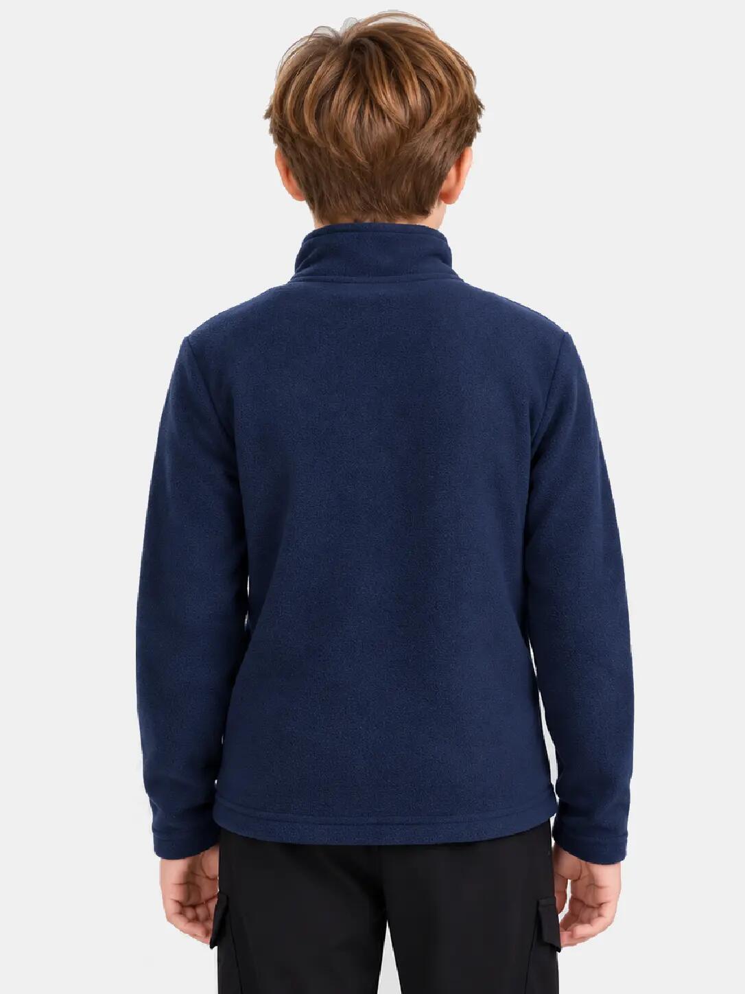Bluza polarowa chłopięca sportowa granatowa 4F 134 2/6