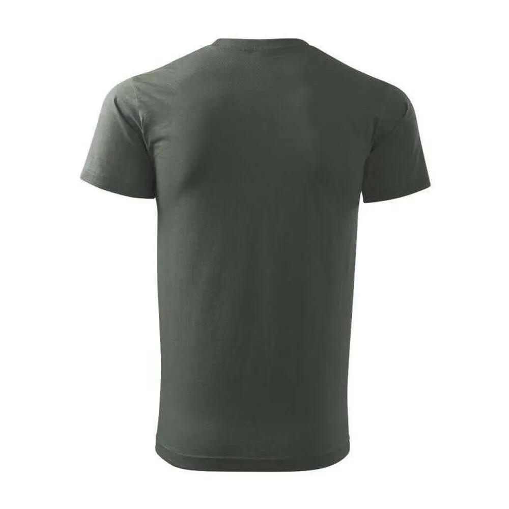 Camiseta Basic de Algodón para Hombre Verde 2/5