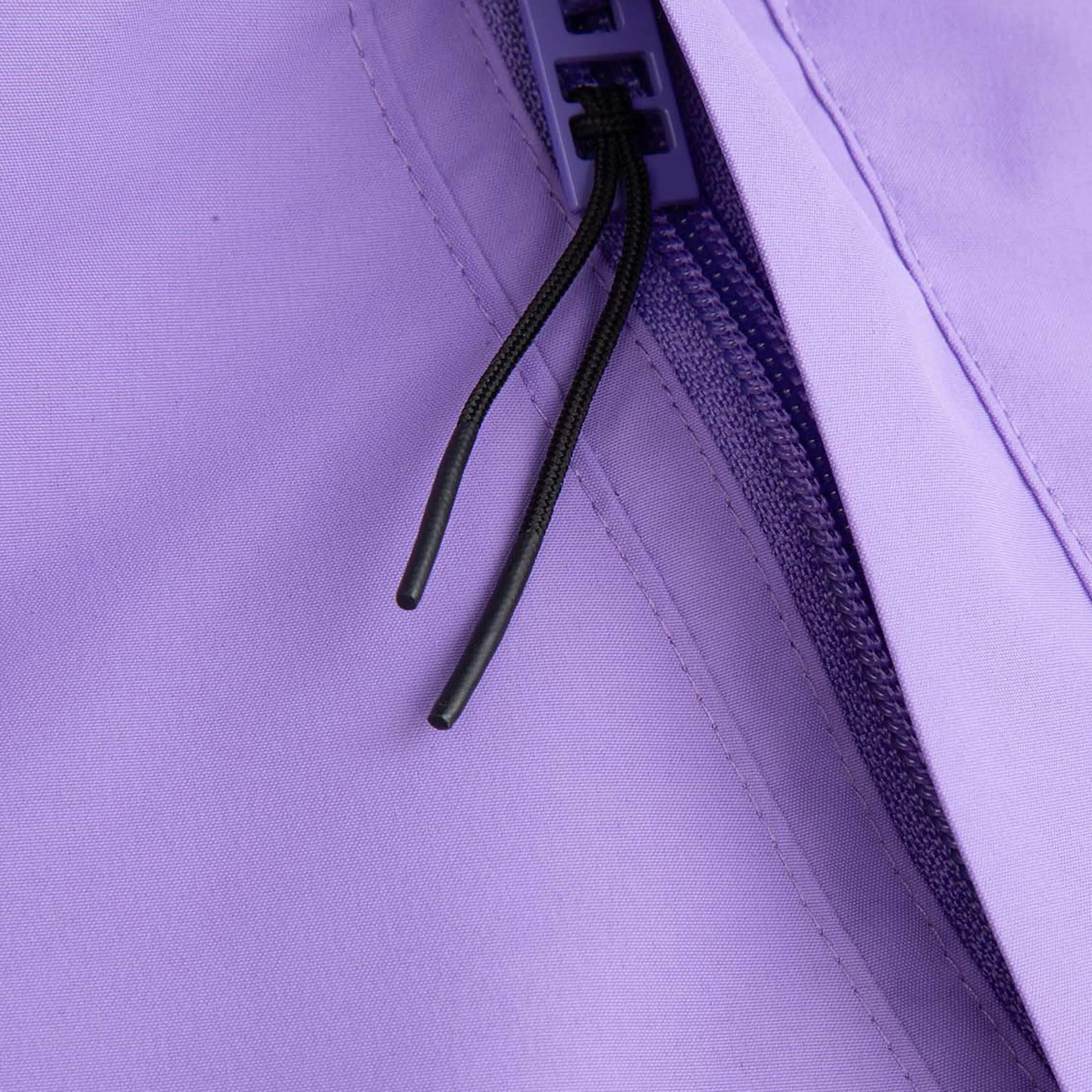 Spodnie narciarskie dziecięce na szelkach z powłoką teflonową ZL6 fioletowe 6/7