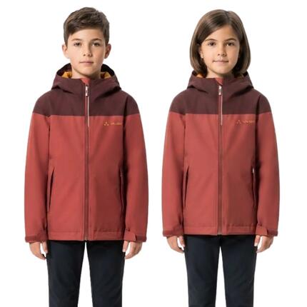 Winterjacke Vaude Lulea 2L Kinder gefüttert braun wasserdicht winddicht Outdoor