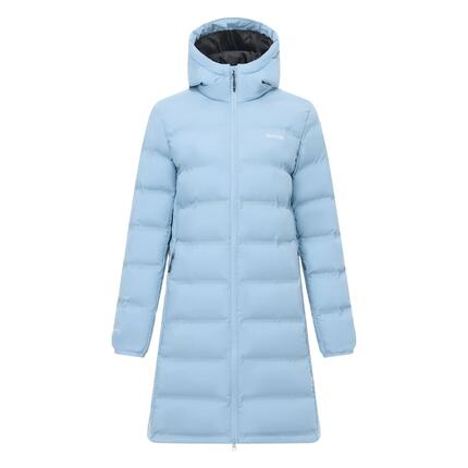 Veste Longue Matelassée À Capuche Ajustable ALTORO Femme (Noir / Marron)