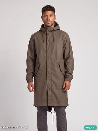 Second Life - Vintage RAINS Khaki Outdoor Jacket Men M