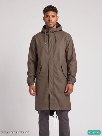 Second Life - Vintage RAINS Khaki Outdoor Jacket Men M