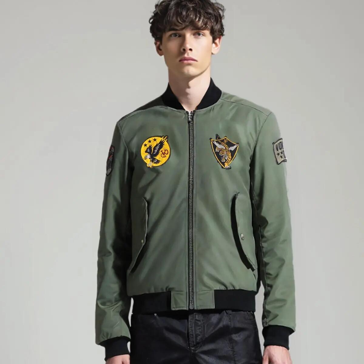 Blouson moto tissu technique Von Dutch Fight 4/4
