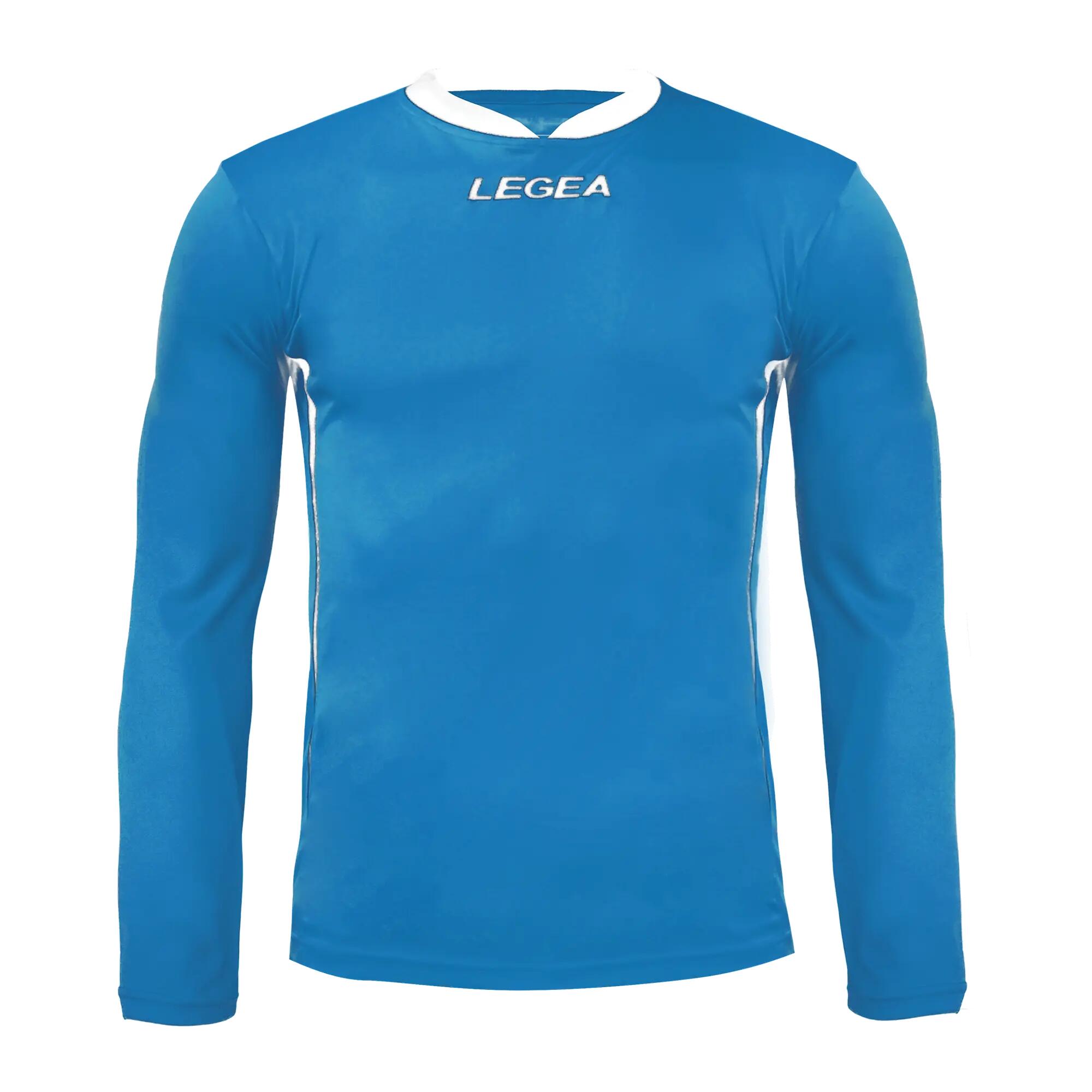 5-Pack Football Shirts DUSSELDORF Long Sleeve Light Blue-White - Size 2XS (Kids) 2/7