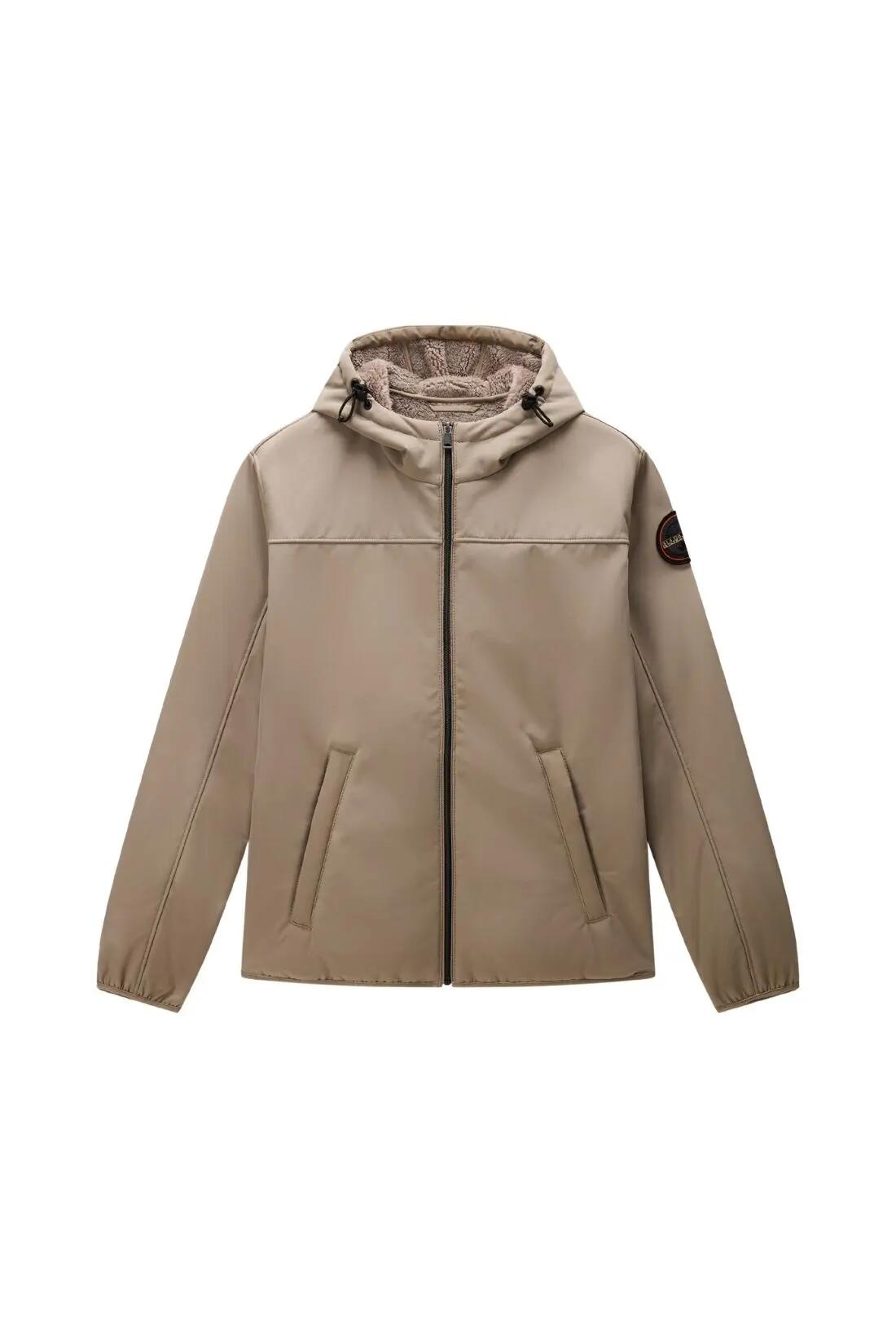 Herenjas - Asherman - Capuchon, rits - Beige 2/4