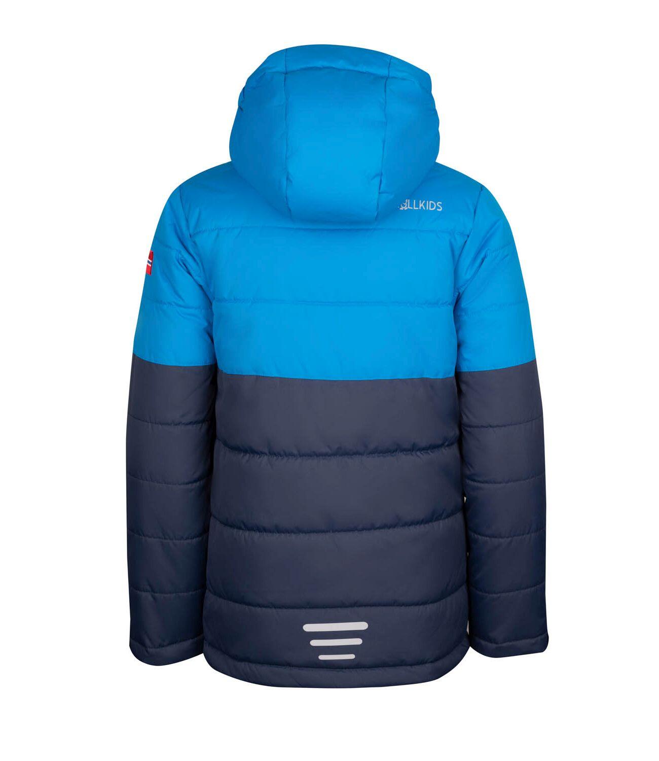 Kinder Winterjas Hemsedal Waterdicht Winddicht Marine/Oranje 2/3