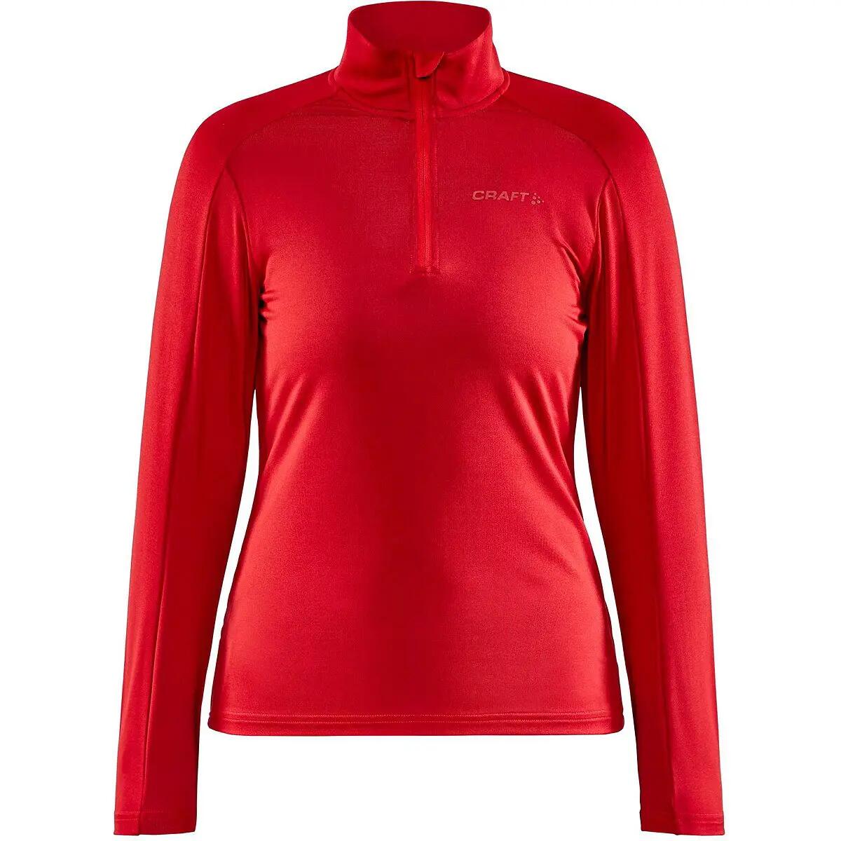 Midlayer - Sport - Dames - Slim fit, lange mouwen - Craft Gain - Rood 4/5