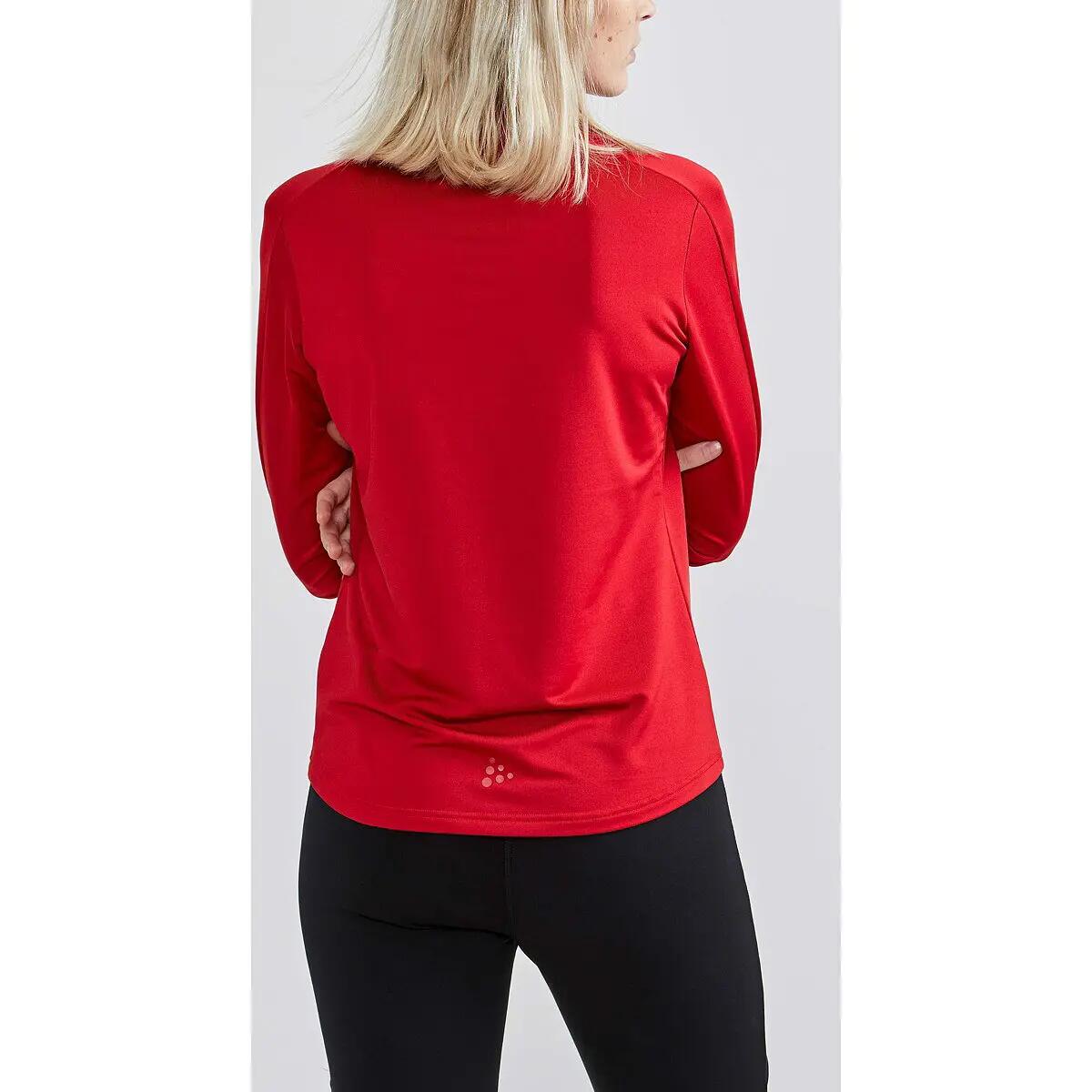 Midlayer - Sport - Dames - Slim fit, lange mouwen - Craft Gain - Rood 3/5