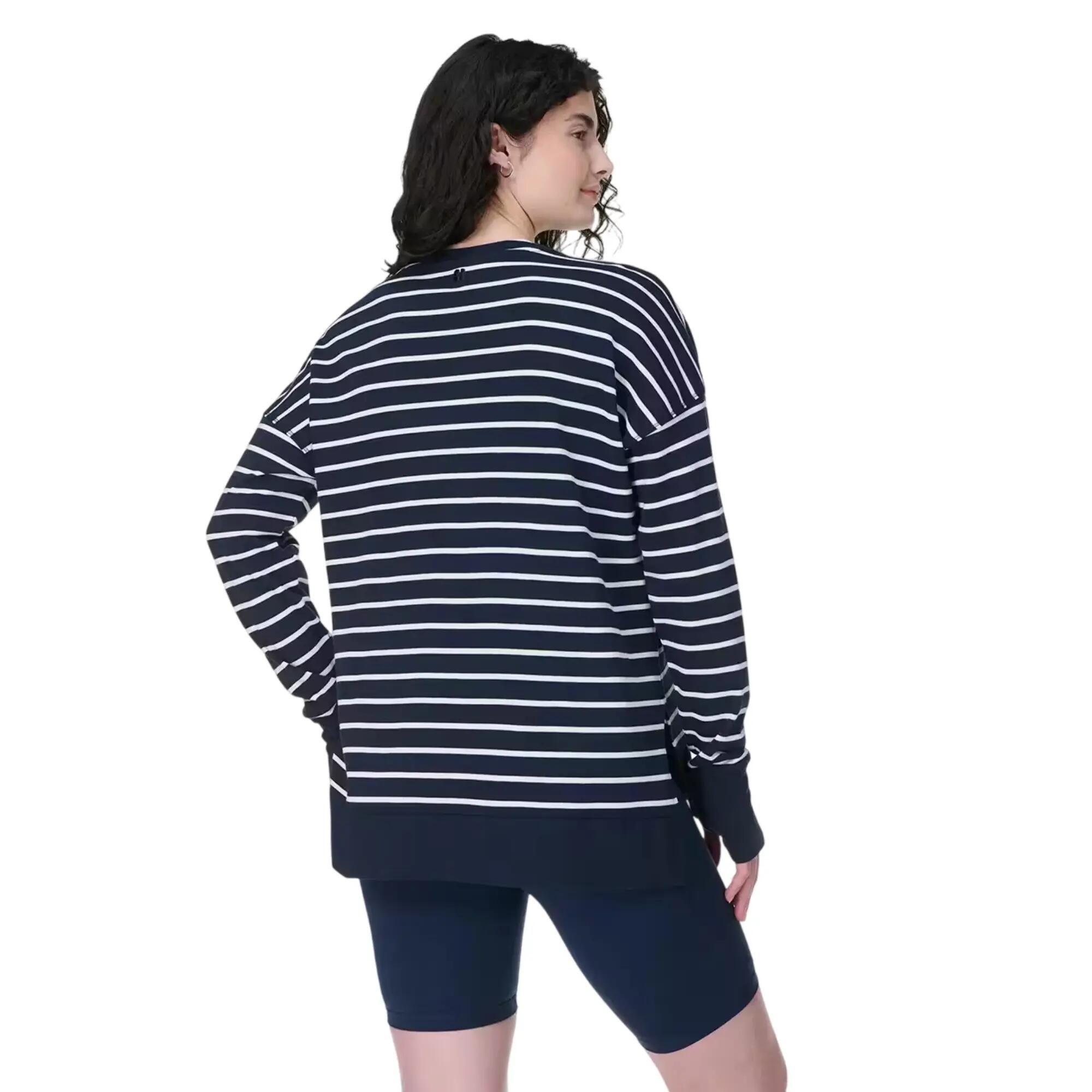 Jersey After Class Diseño de Rayas para Mujer Azul Marino 3/5