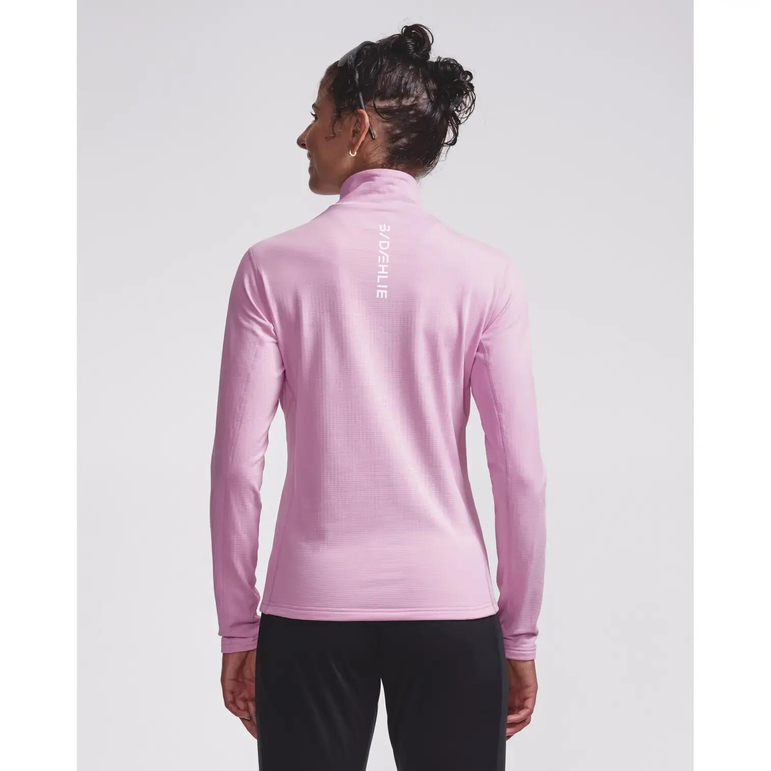 Hemd für das Training mit ½ Reißverschluss für Damen Daehlie Sportswear Pace 4/4