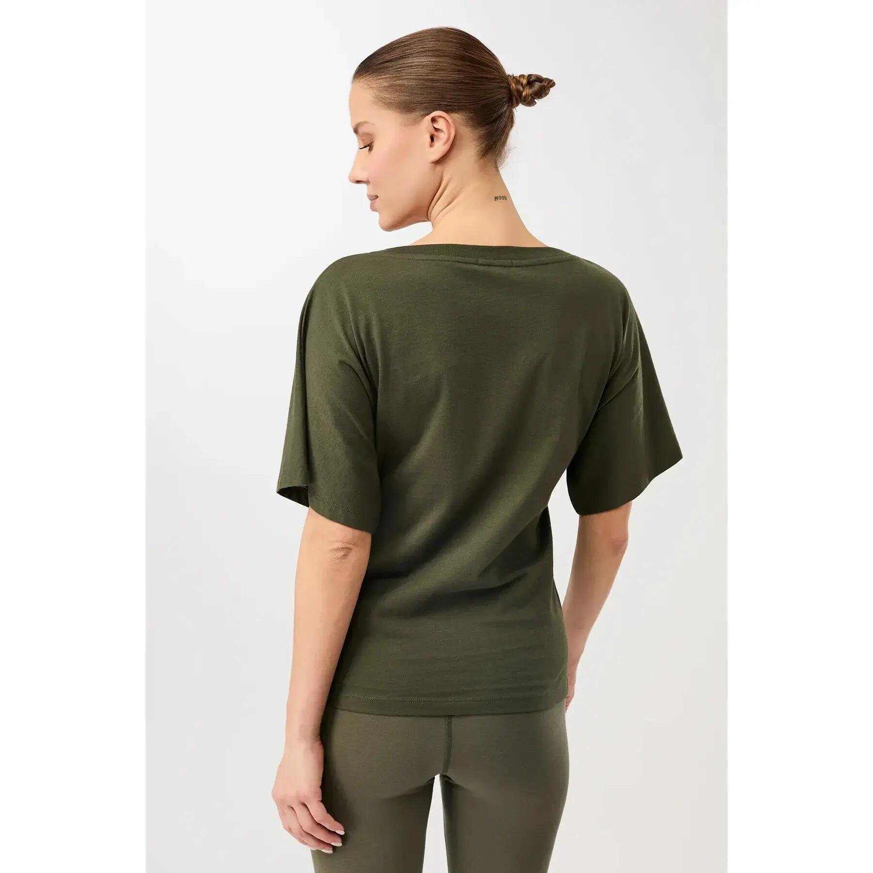 Vrouwen T-shirt Fluide Mandala Butterfly 2/4