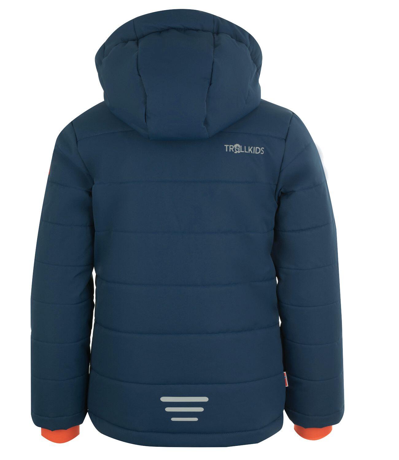 Kinder Winterjas Hemsedal XT Waterafstotend Winddicht Mystiek blauw/oranje 2/3