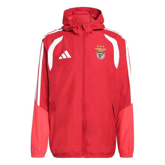 Giacca - calcio - Benfica - impermeabile - rossa