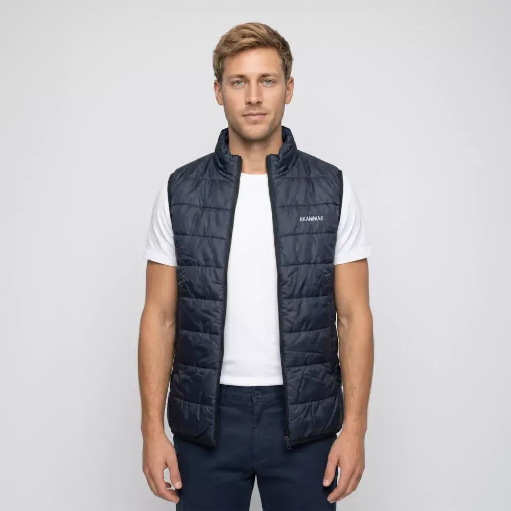 Doudoune de randonnée sans manches homme thermique KEO Bleu marine 1/3