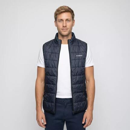 Doudoune de randonnée sans manches homme thermique KEO Bleu marine