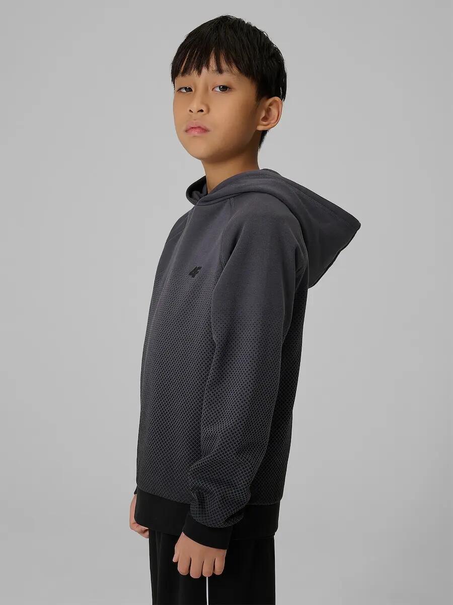 Bluza dresowa regular z kapturem chłopięca 4F 4FJWAW26TSWSM2687 6/7