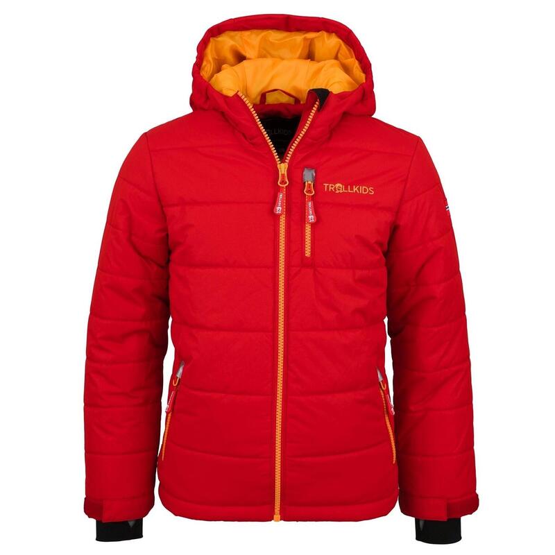 Veste d'hiver pour enfants Hemsedal rouge / jaune soleil