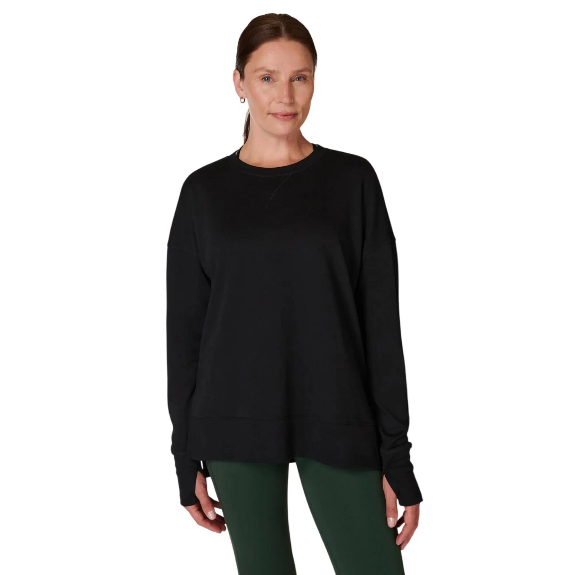 Sweat Motif/style Long AFTER CLASS Femme (Noir) 4/4