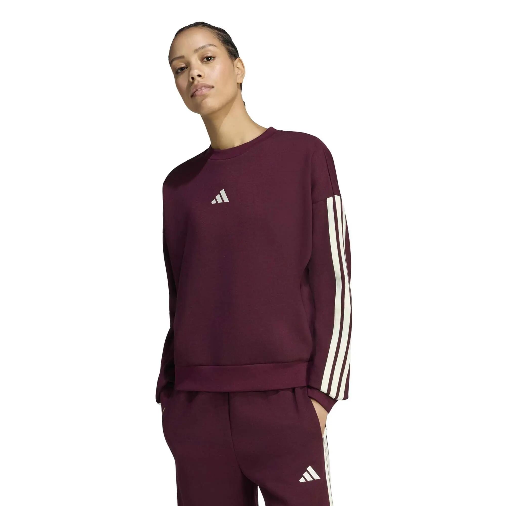 Bluză Adidas Sport W 3S Fl Swt Femeie 2/5