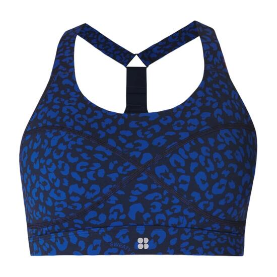 Brassière De Sport Motif/style Imprimé Léopard POWER Femme (Bleu)