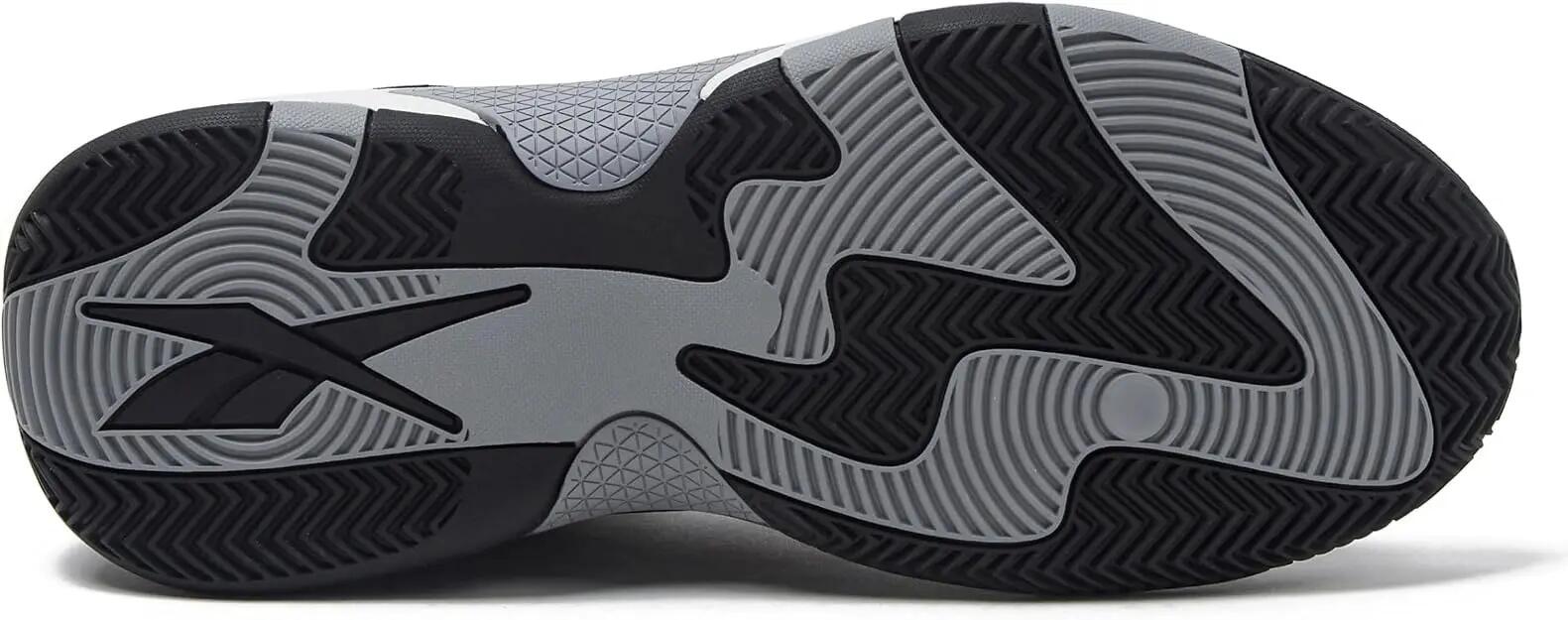 Buty do koszykówki - męskie - REEBOK - Zone Breaker - Mid - czarno-czerwone 4/7