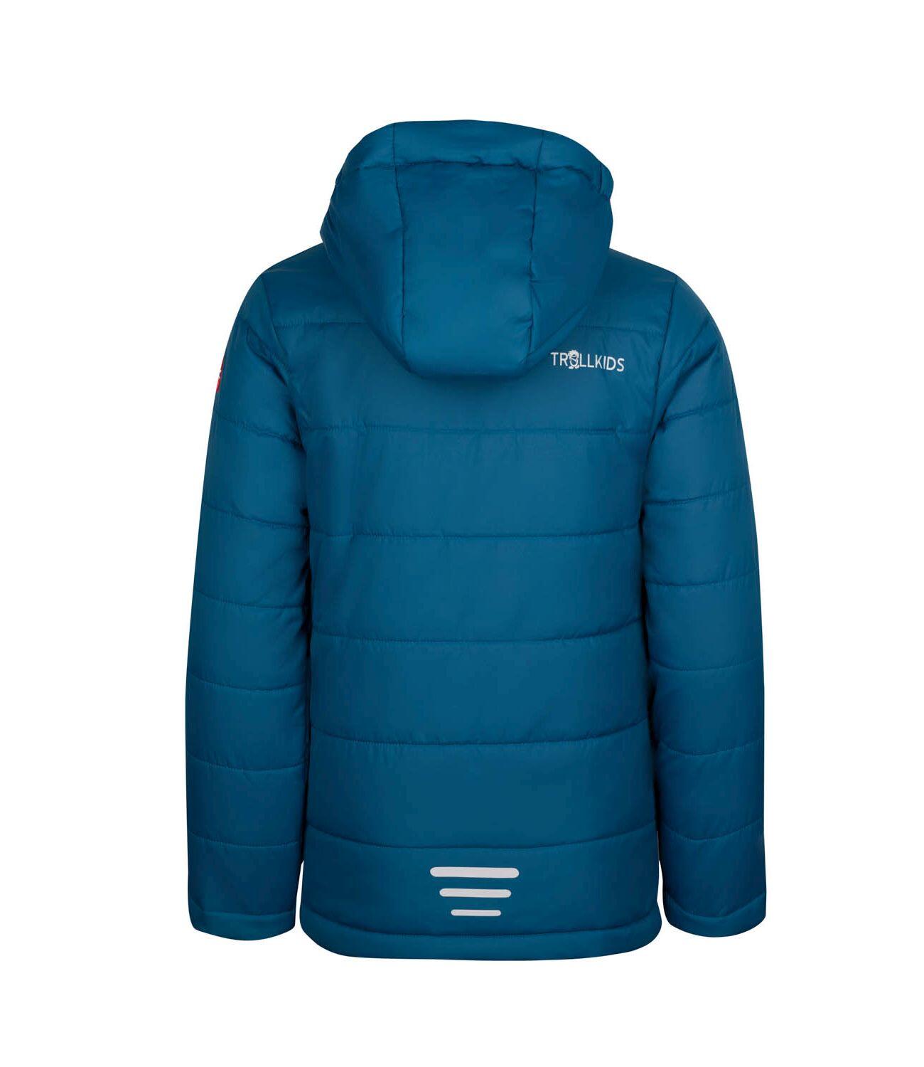 Kinder Winterjas Hemsedal Waterdicht Winddicht Benzineblauw/Lime 2/3