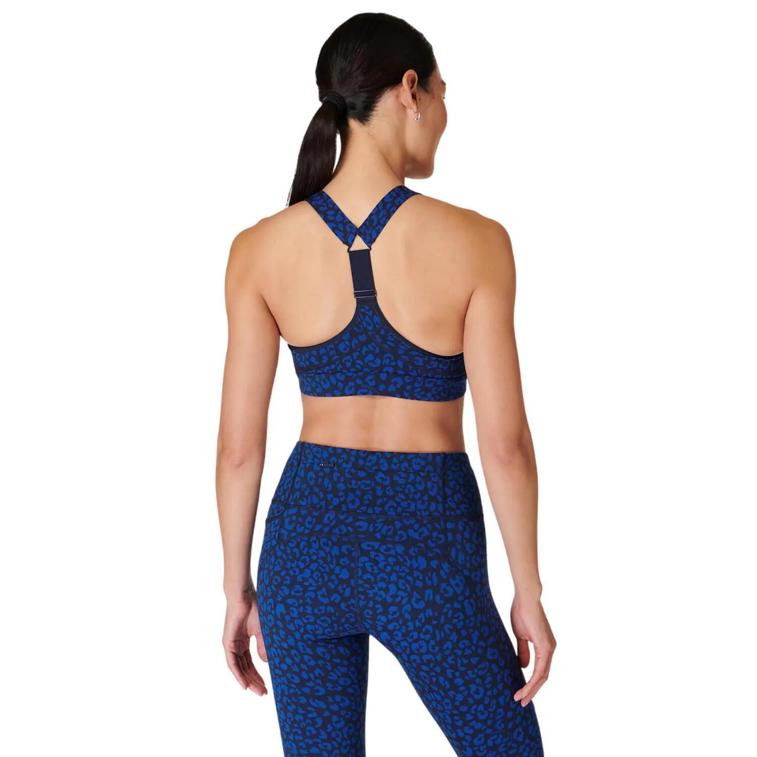 Brassière De Sport Motif/style Imprimé Léopard POWER Femme (Bleu) 2/3