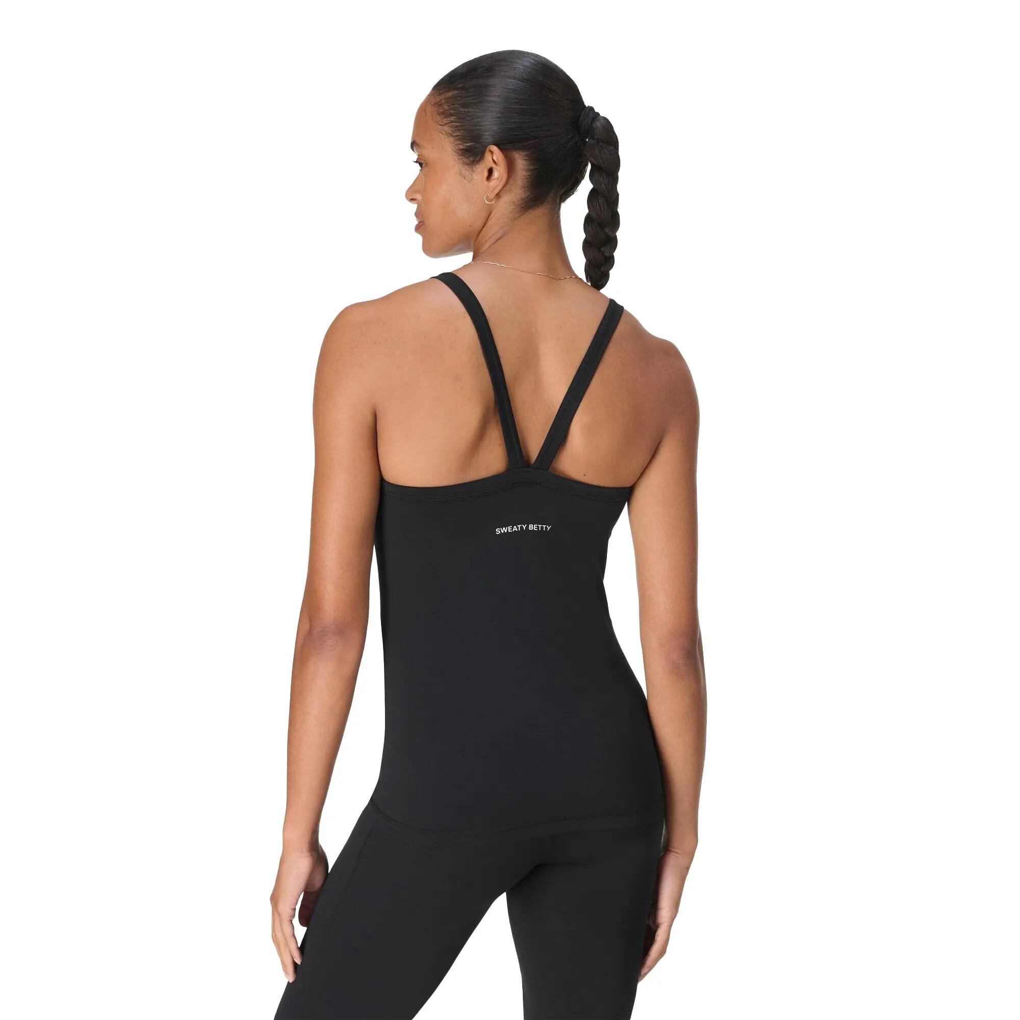 Canotta Logo Donna Sweaty Betty All Day Nero 3/5
