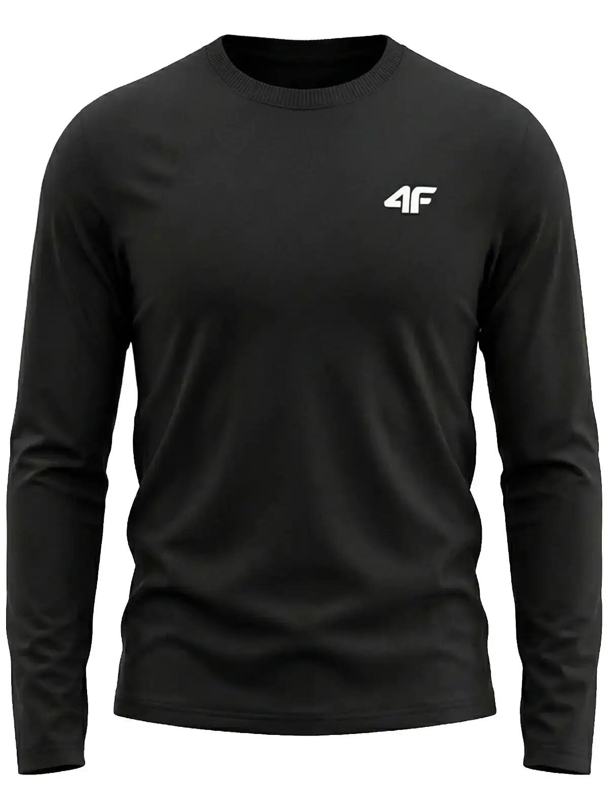 Longsleeve bawełniany męski 4F 3/4