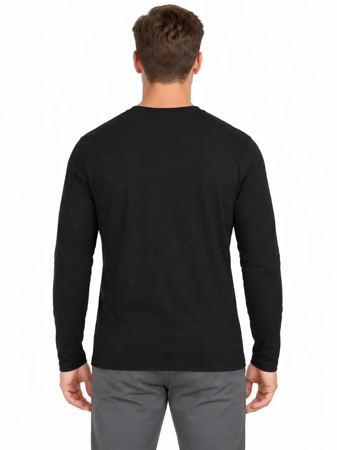 Longsleeve bawełniany męski 4F 2/4