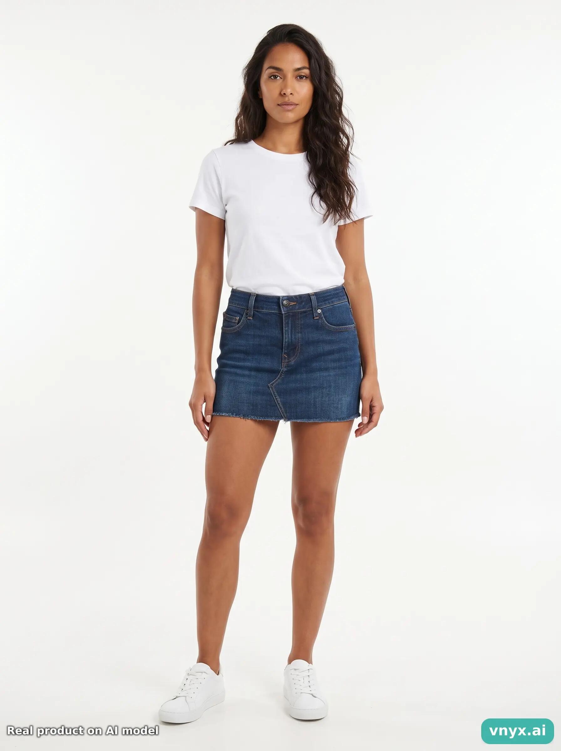 Second Life - Vintage True Religion Dark Blue Denim Skirt Women M 3/6